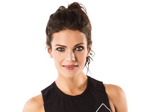 Headshot Barry's instructor Anya Lahiri wearing black tank