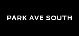 Park Ave South written in white on black background