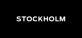 Stockholm written in white on black background