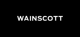 Wainscott written in white on black background