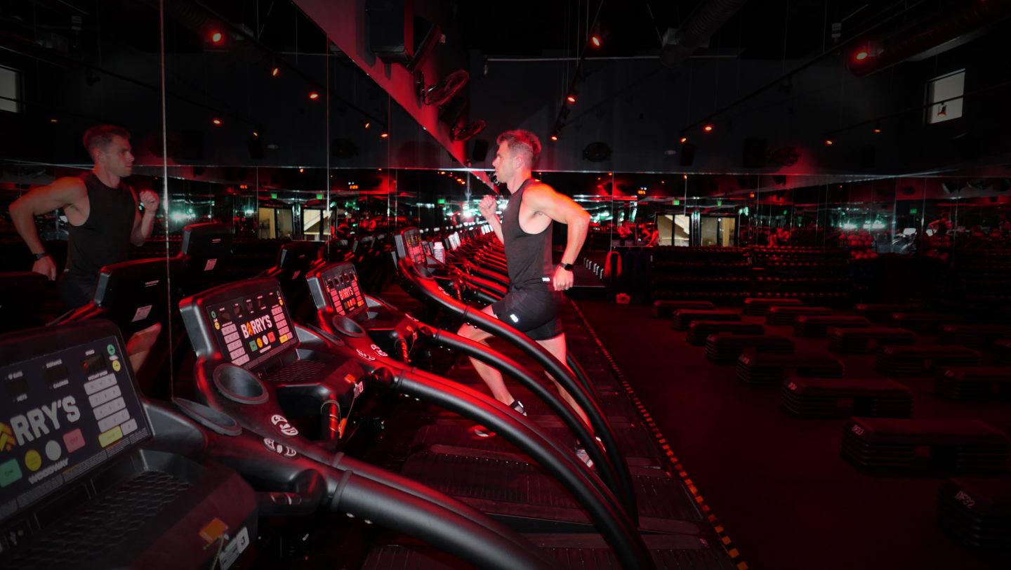 Barry's bootcamp top treadmill
