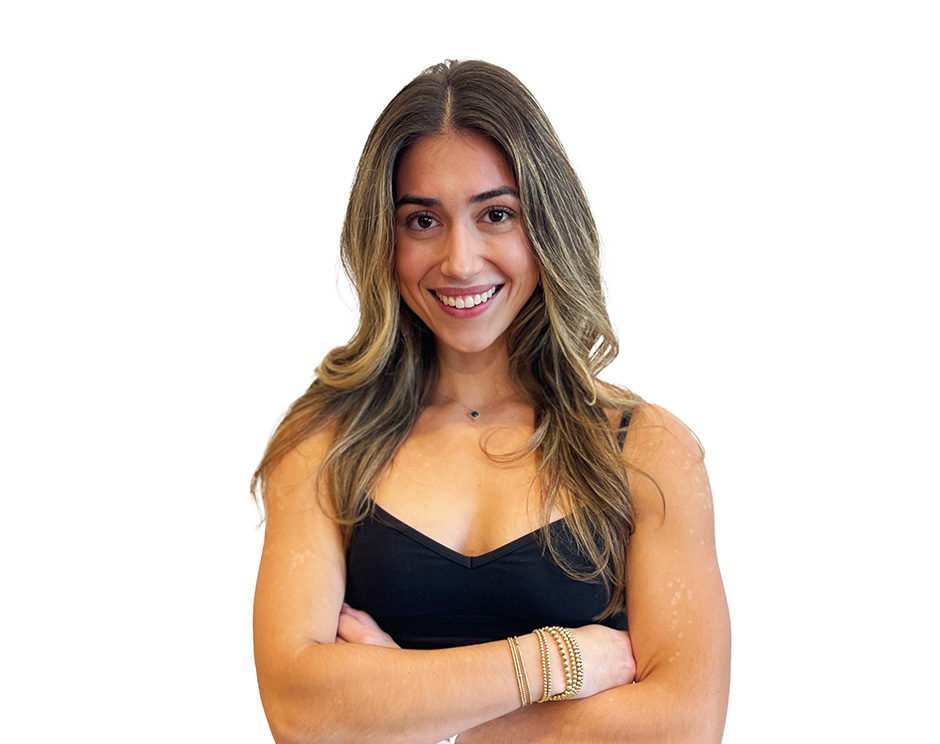 Barry's instructor Rylee Blum with arms crossed